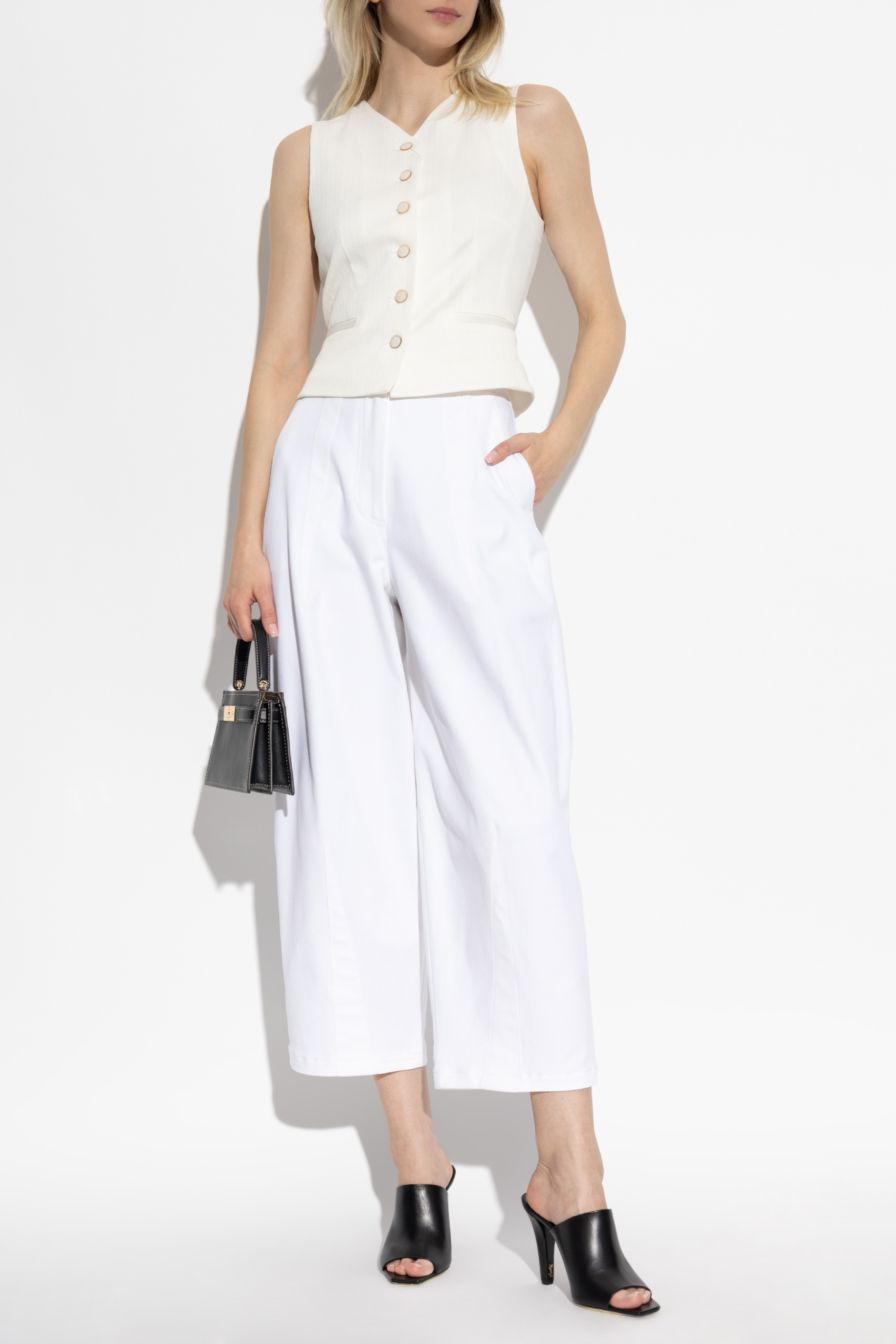 パンツ Max Mara SS25 MINA BALOON TROUSERS (2511131042600 001) Max Mara Pants Mina | Women's Clothing | Vitkac